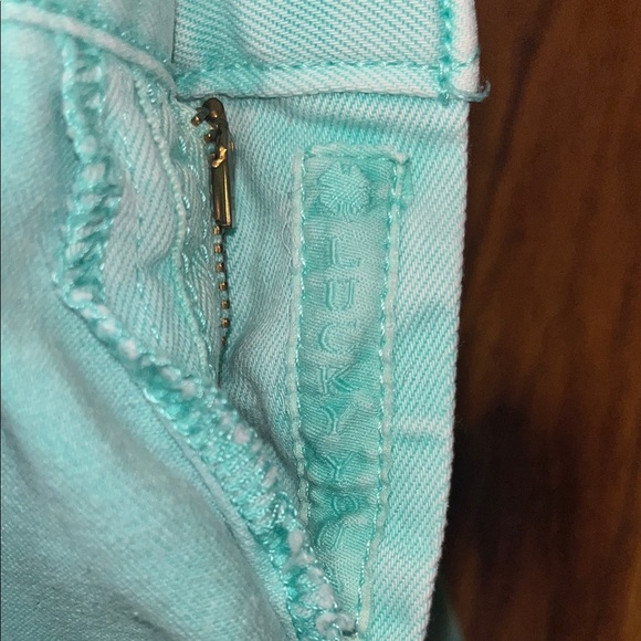 Lucky Brand Riley Short Teal Green Women's  Denim Shorts Size 28 - Picture 9 of 10